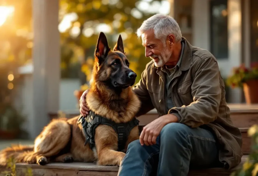 Pour ne pas être séparé de son Malinois qui l'accompagnait en mission, ce maître-chien l'adopte et lui offre une retraite dorée